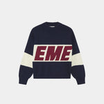 Thrill Navy Master Knit Sweater
