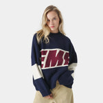 Thrill Navy Master Knit Sweater