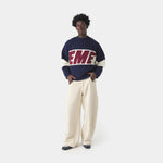 Thrill Navy Master Knit Sweater