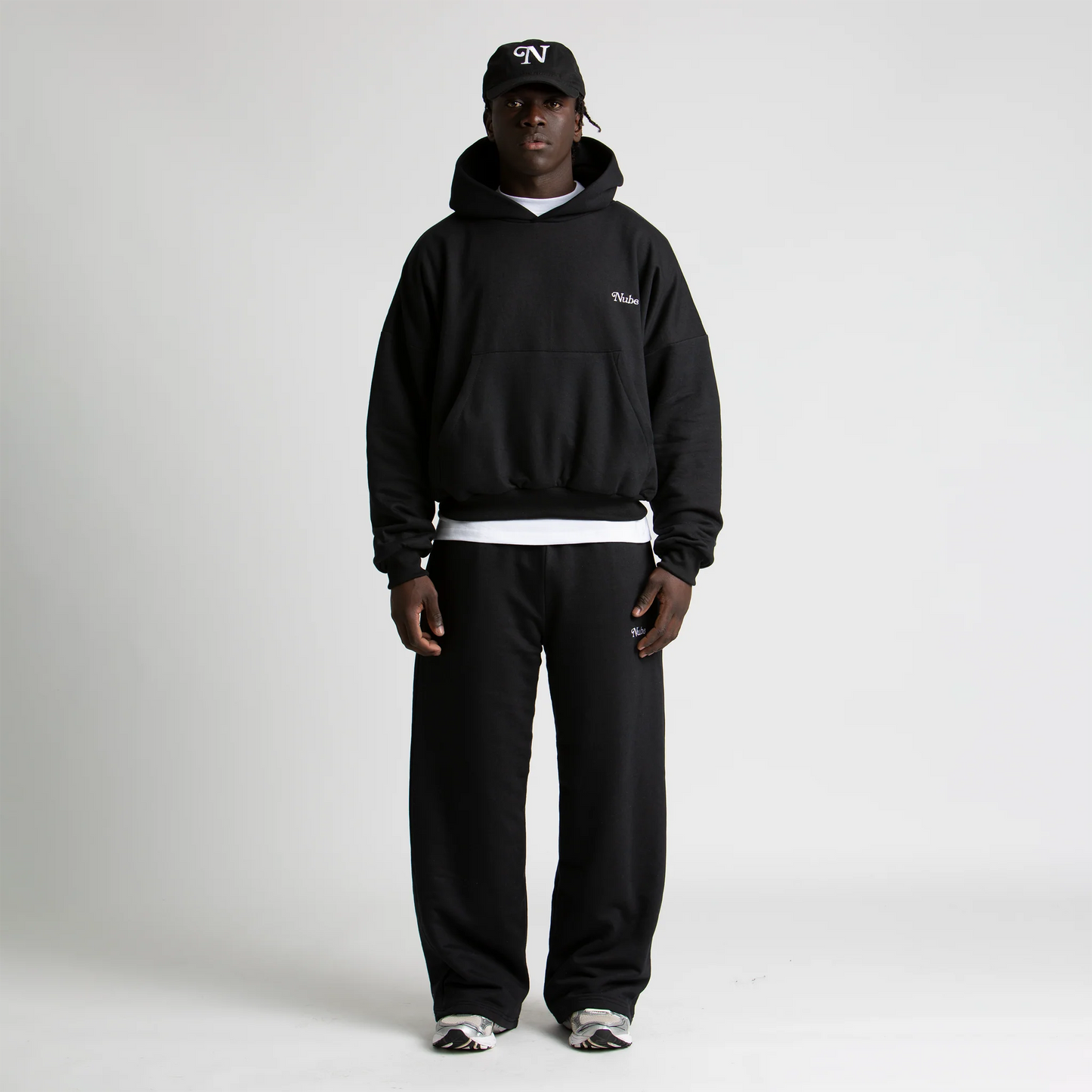 Basic Black Boxy Hoodie