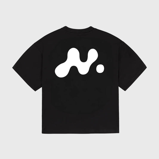 Sound Barrier Black Boxy Tee